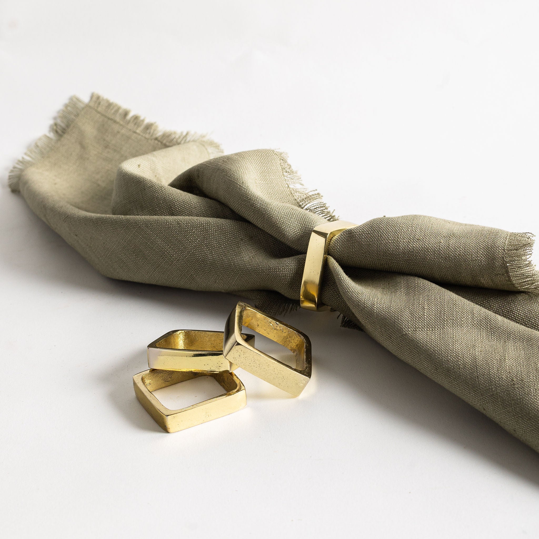 Square Napkin Rings (Set of 4) – Sparrow & Co