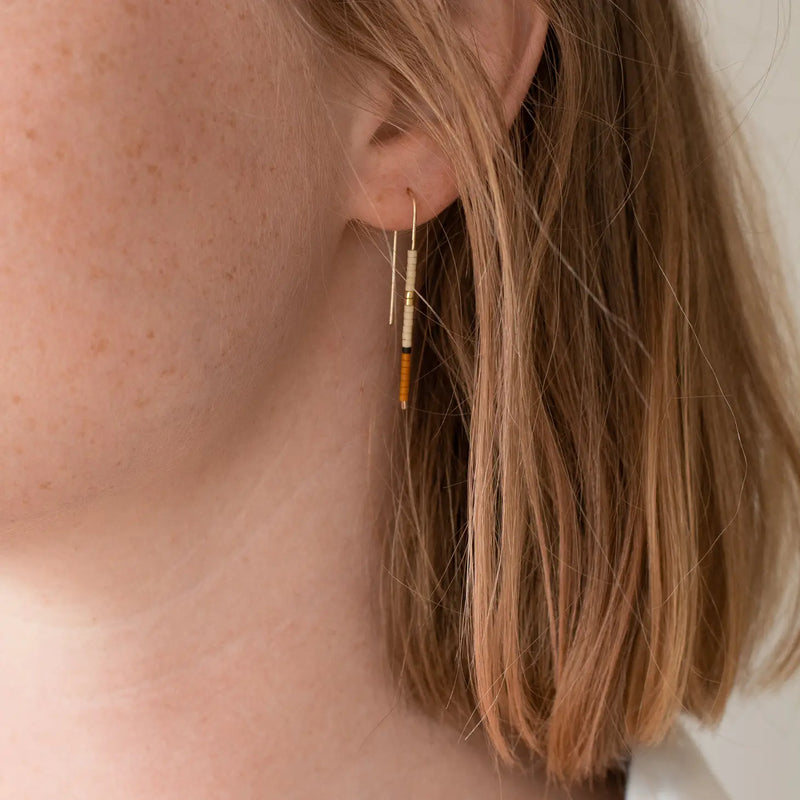 Mala Ear Pin Earrings