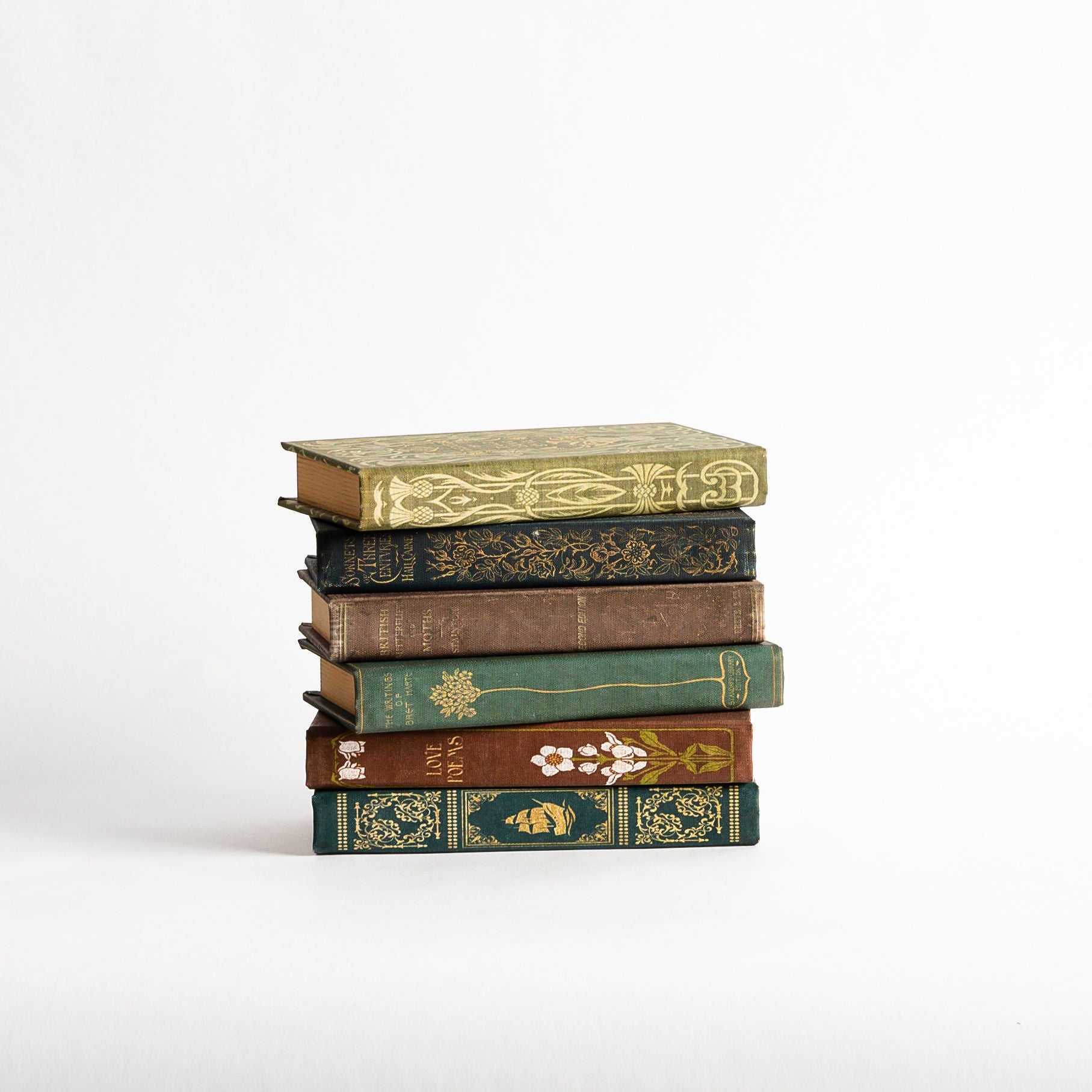 Vintage Book Journal - Rust Love Poems
