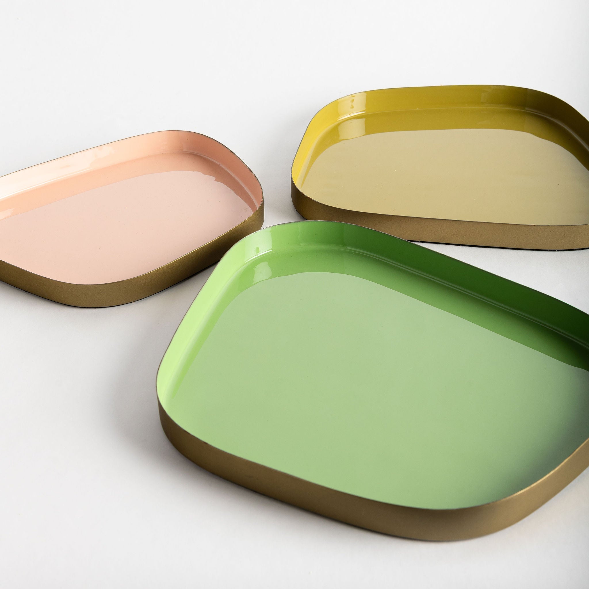 Sparrow & Co Enameled Metal Tray