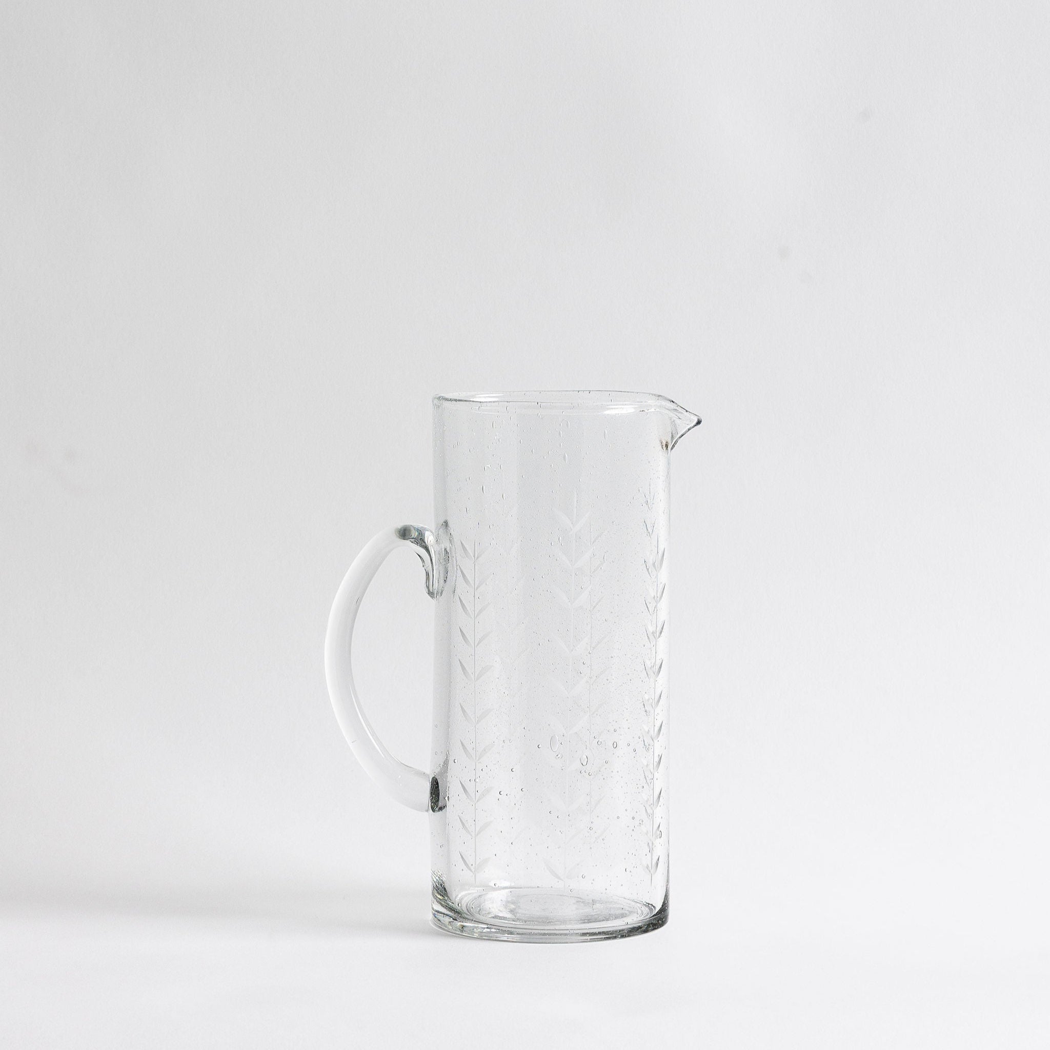 Tuscan Etched Pitcher