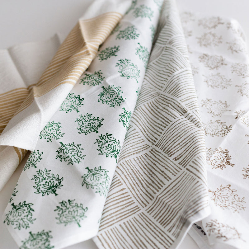 Block Printed Napkins (set of 4)